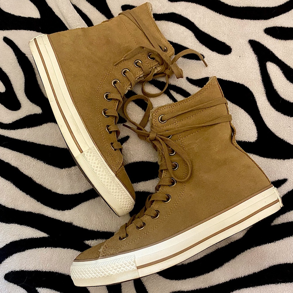 Converse CTAS Hi-Rise Suede Sneakers